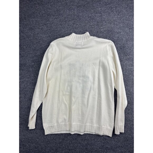 Quacker Factory Sweater Womens Large Embellished Christmas Tree Pullover QVC - Picture 7 of 8